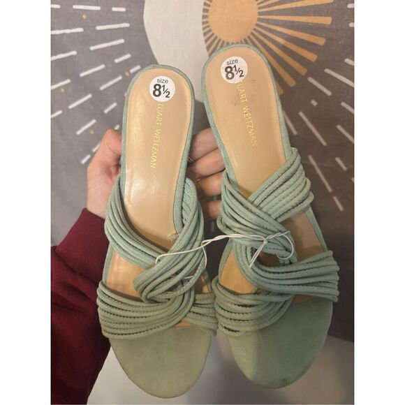 Stewart Weitzman Twisted Block 75 Sandals - Picture 7 of 9